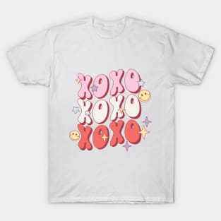 retro xoxo valentines day gifts T-Shirt